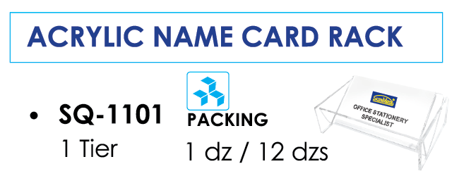 Kệ Đựng Card 1 Ngăn SQ-1101