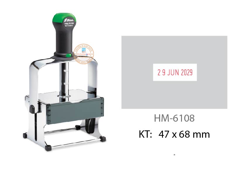 HM-6108 Dấu Chịu Lực Ngày Tháng Năm 47 x 68 mm